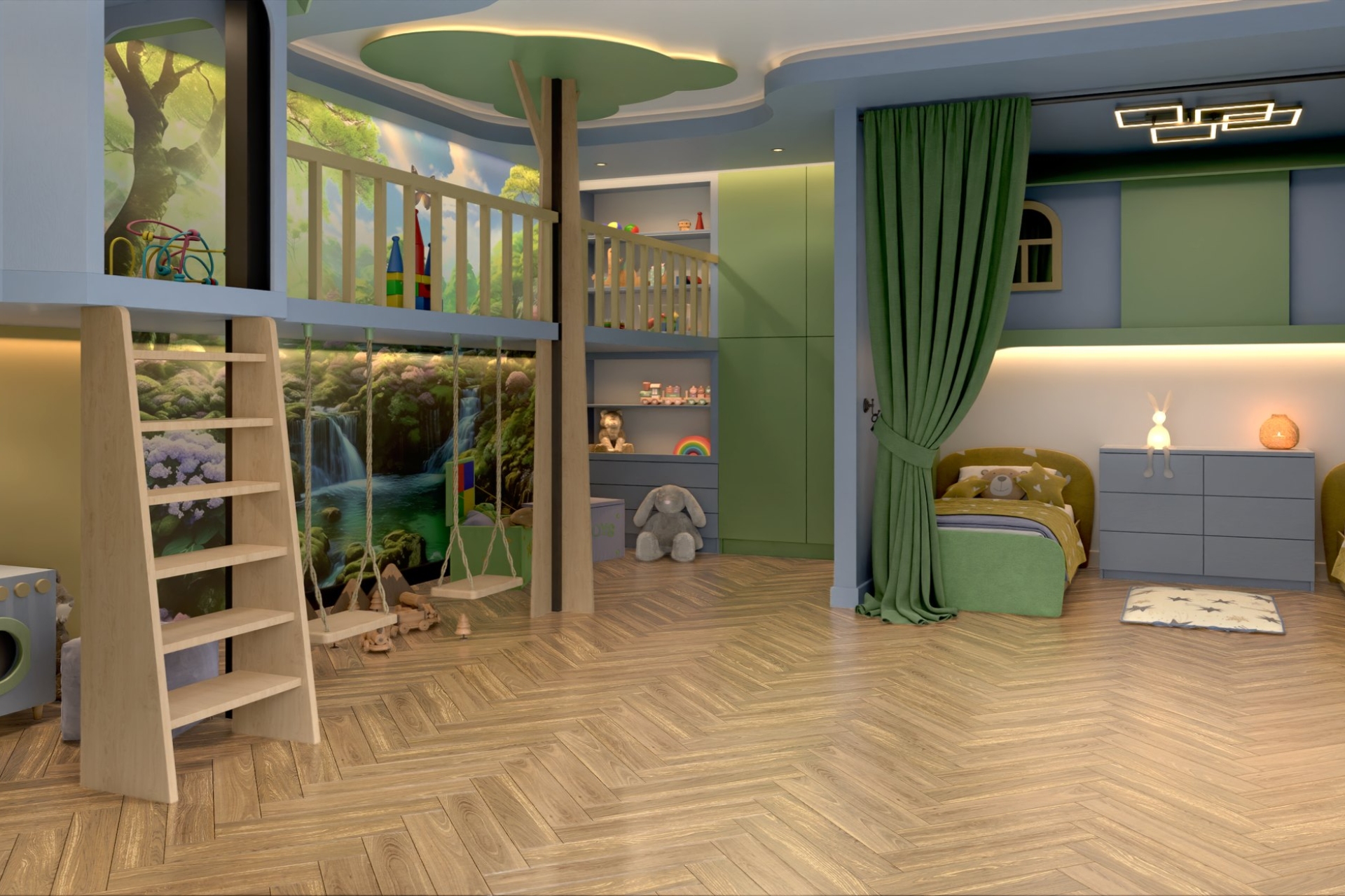 Инженерный паркет «Damy Floor» Натуральный (укладка елочкой) — купить в Нягани