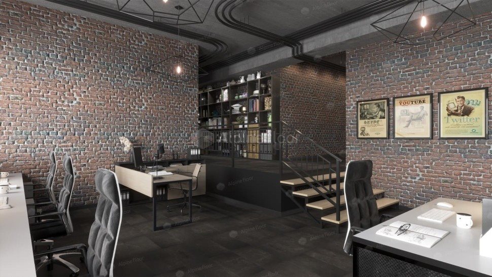 Виниловая плитка "Alpine Floor" Light Stone Ларнака (608*303*2,5 мм) — купить в Нягани