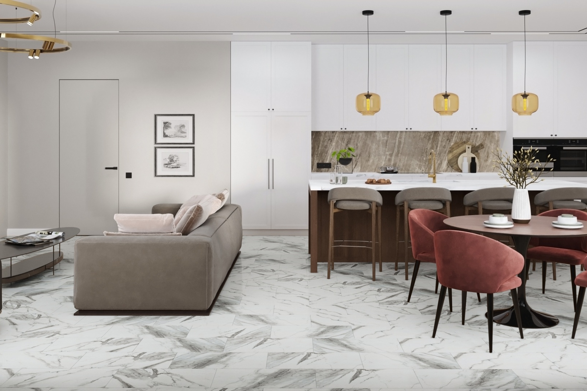 SPC плитка «Damy Floor» Эверест (610*305*5 мм) — купить в Нягани