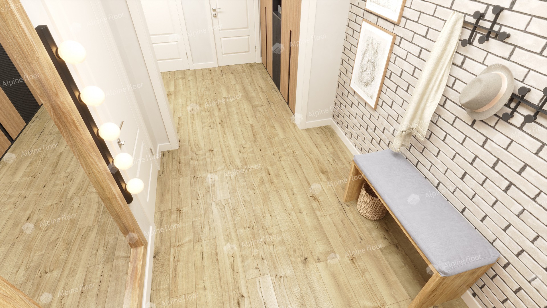 Ламинат "Alpine Floor" Дуб Эмпуриабрава (1285*192*8 мм) — купить в Нягани