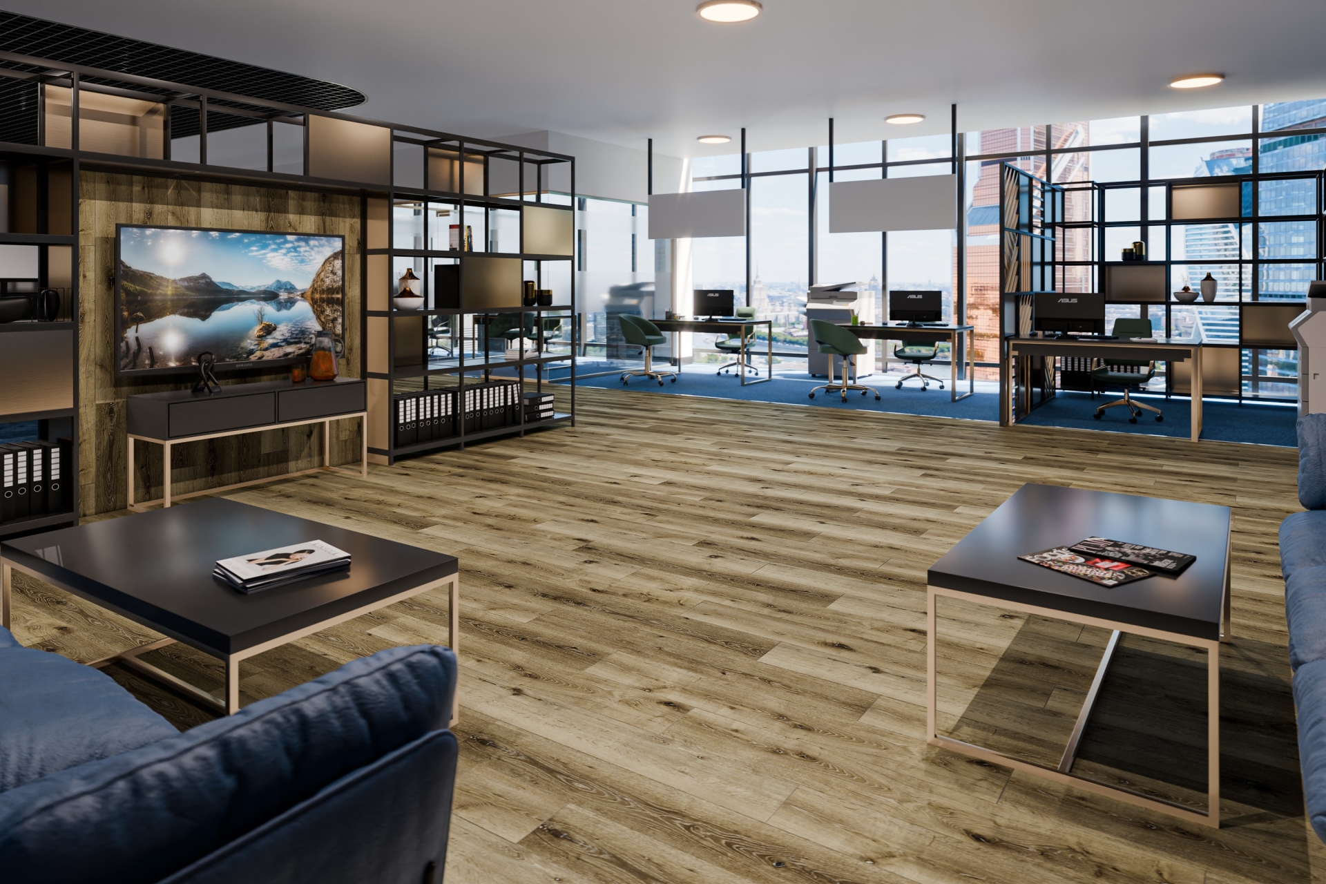 Усовершенствованная кварц-виниловая плитка «Damy Floor» Дуб Провинциальный (1227*187*2,5 мм) — купить в Нягани