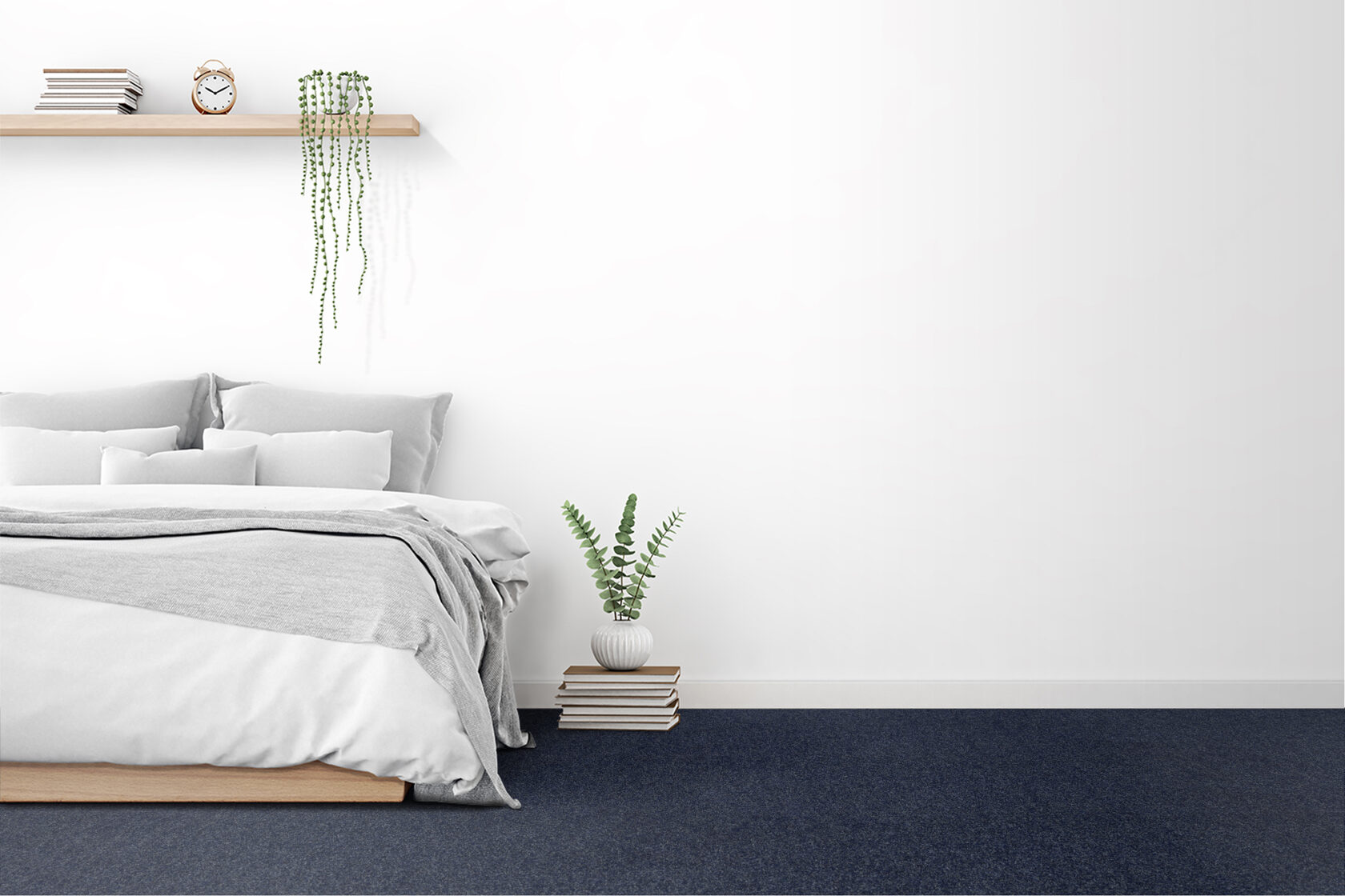 Ковровое покрытие "Bonkeel" Color Rib Blue Bottle 78 (ширина 1м/3м/4м) — купить в Нягани