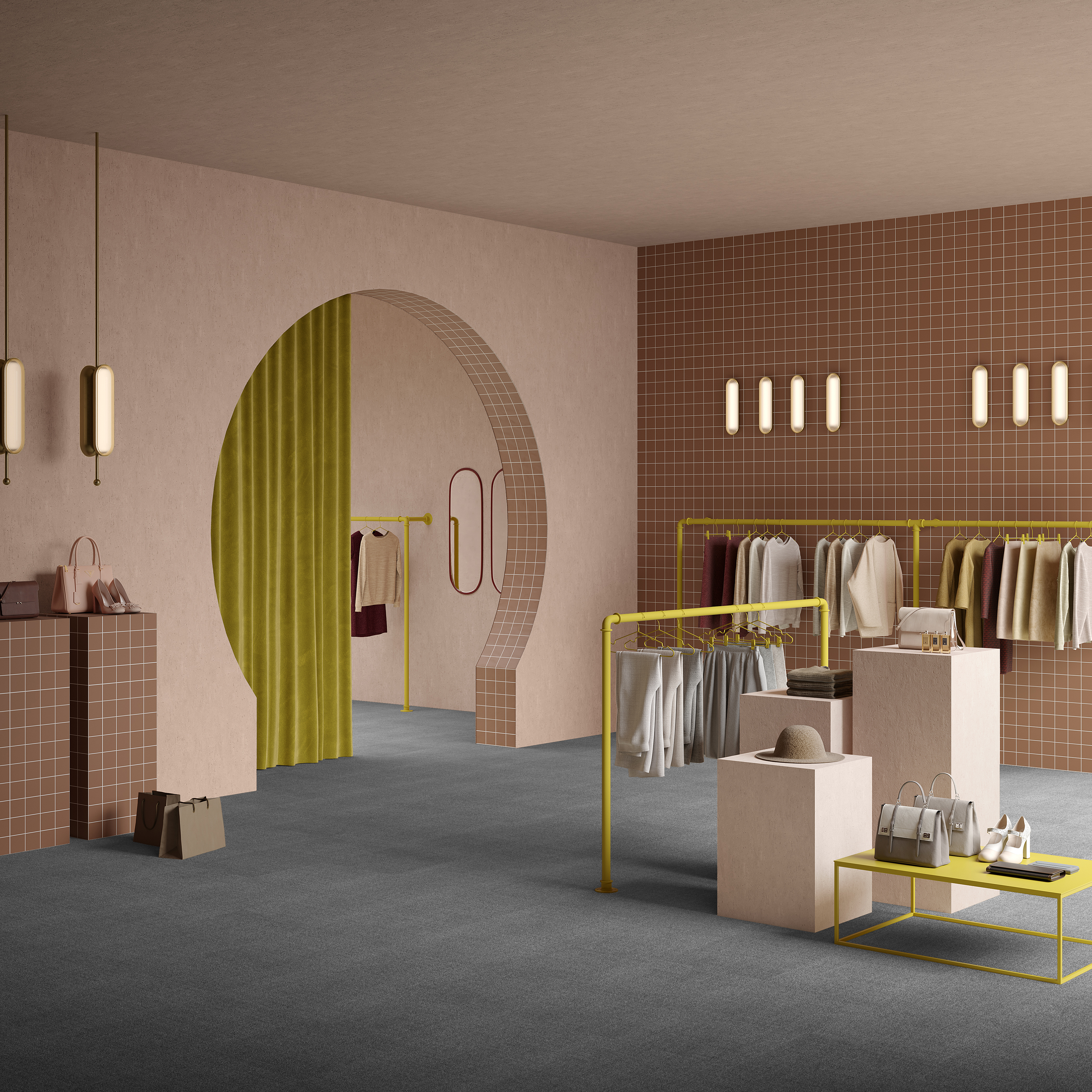 Ковровая плитка Mantra Tile 97 (500*500*6 мм) — купить в Нягани