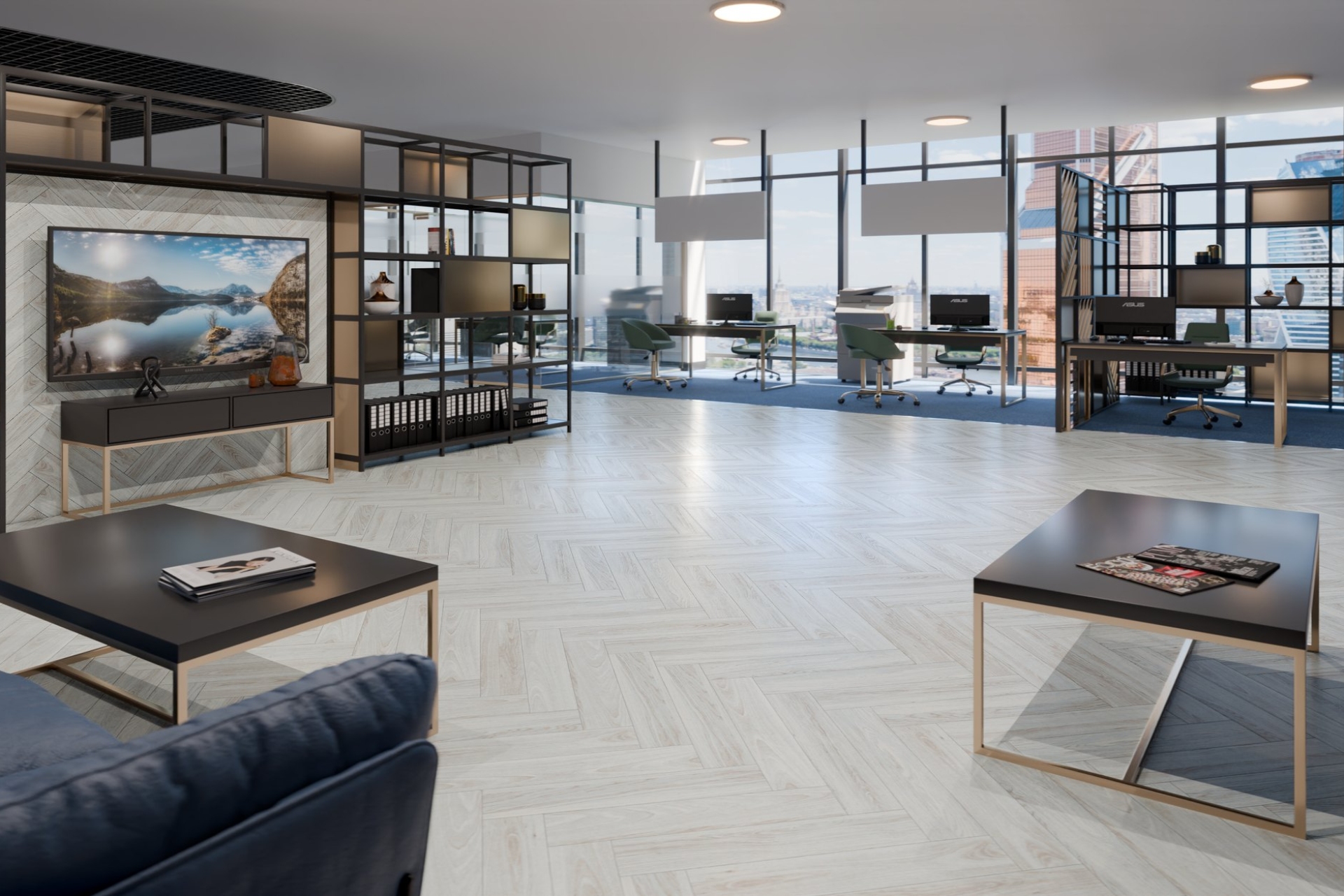 Инженерный паркет «Damy Floor» Ванильный (укладка елочкой) — купить в Нягани