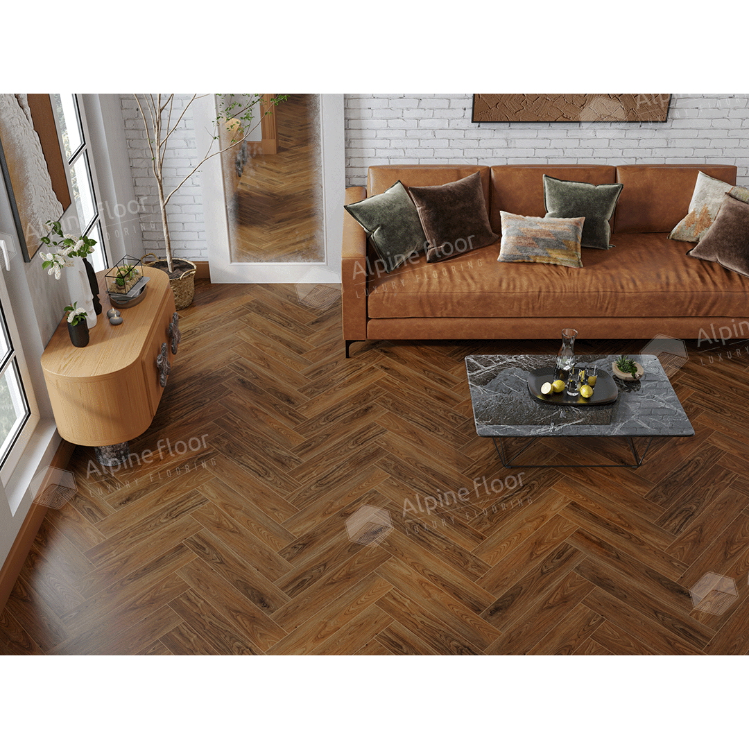 SPC ламинат "Alpine Floor" Орех Кенари (600*125*4 мм) — купить в Нягани