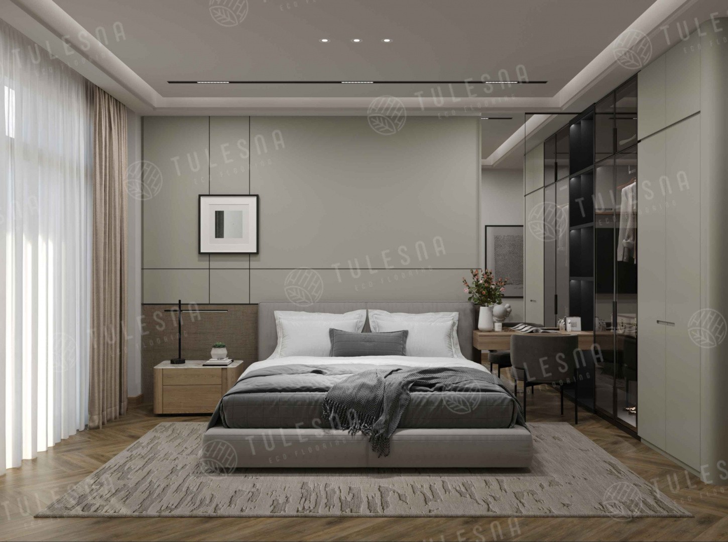 Кварцвиниловая плитка LVT "Tulesna"  Divino (590*118*2,5 мм) — купить в Нягани