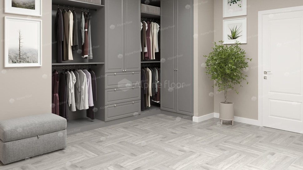 Виниловая плитка "Alpine Floor" Parquet LVT Дуб Полис (590*118*2,5 мм) — купить в Нягани