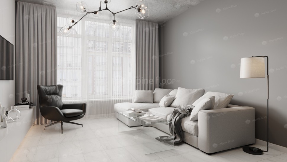 Виниловая плитка "Alpine Floor" Light Stone Брайс (608*303*2,5 мм) — купить в Нягани