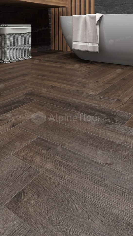 Виниловая плитка "Alpine Floor" Parquet LVT Дуб Альферац (590*118*2,5 мм) — купить в Нягани