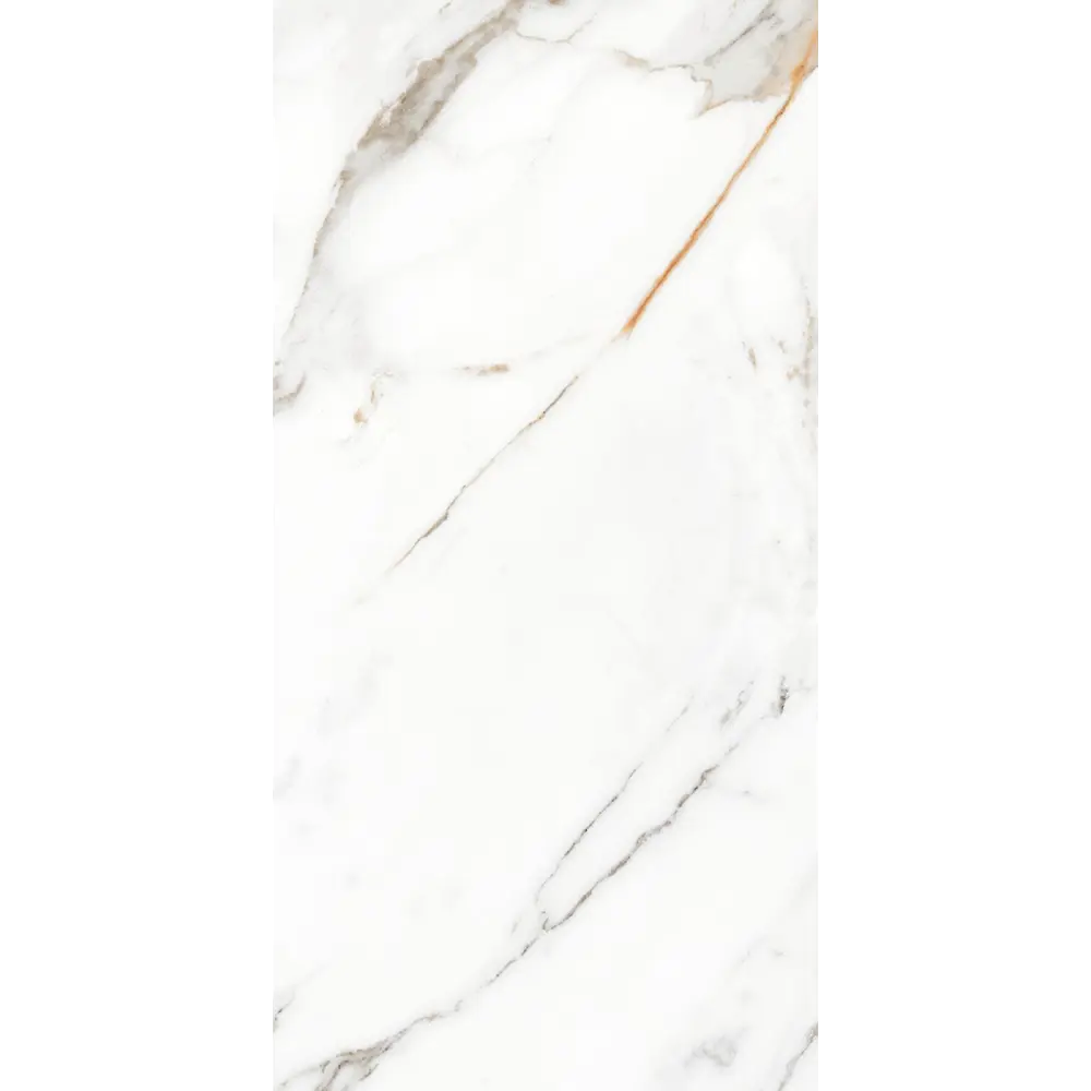 Керамогранит "Sonex" Miami Statuario Glossy полированный 60x120 см 1.44 м2 цвет белый с серыми разводами — купить в Нягани