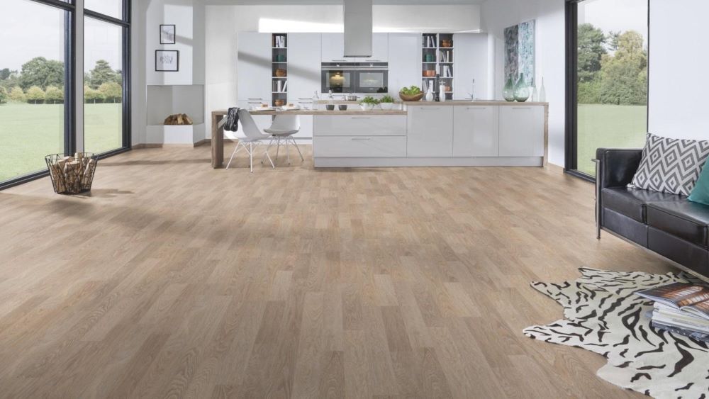 Ламинат "Kronospan" Forte Classic Дуб Льняной 4283 (1285*192*8 мм) — купить в Нягани