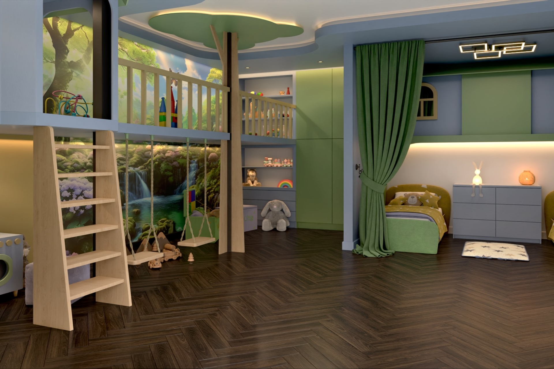 Инженерный паркет «Damy Floor» Каштановый (укладка елочкой) — купить в Нягани