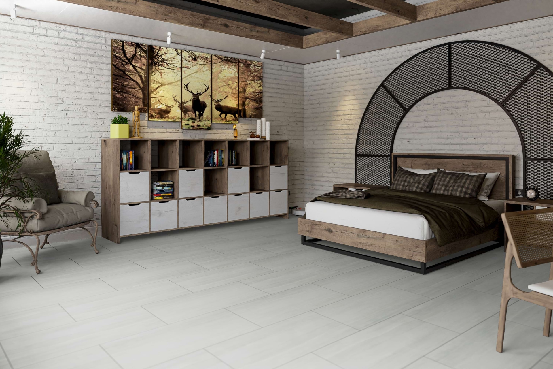 Усовершенствованная кварц-виниловая плитка «Damy Floor» Кайлас (912,4*455,2*2,5 мм) — купить в Нягани